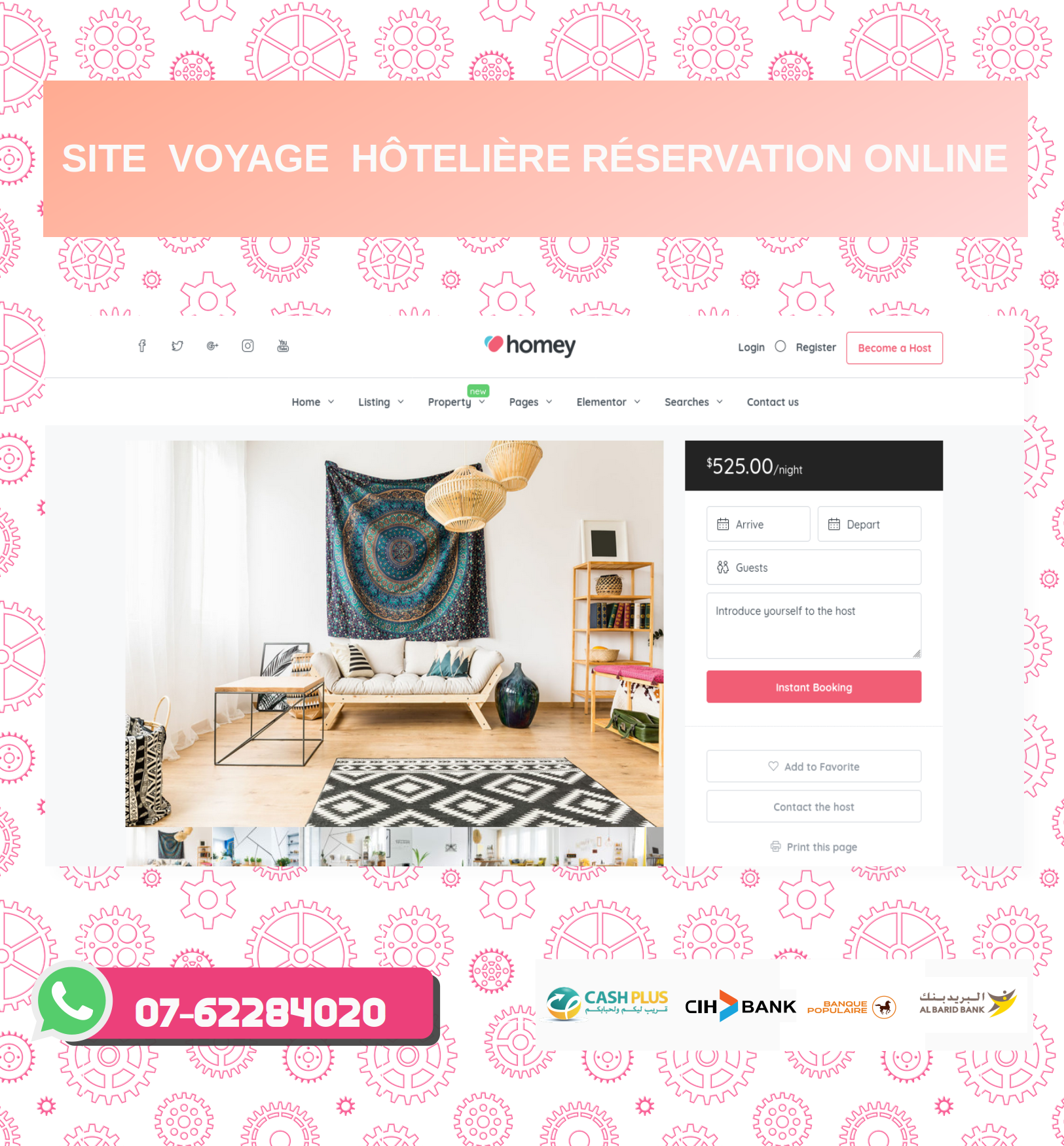 SITE VOYAGE HÔTELIÈRE RÉSERVATION ONLINE